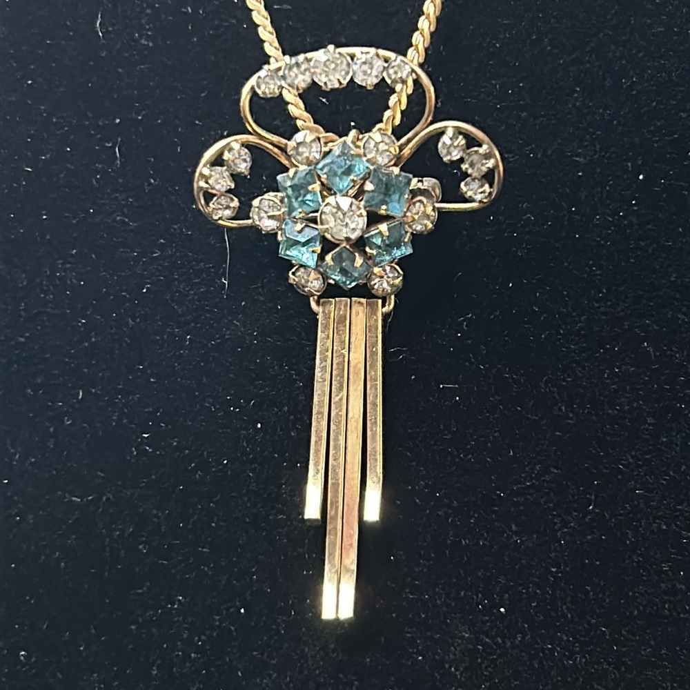 VINTAGE | M&S | PHYLLIS | NECKLACE / BROICH | 12k GOLD FILLED